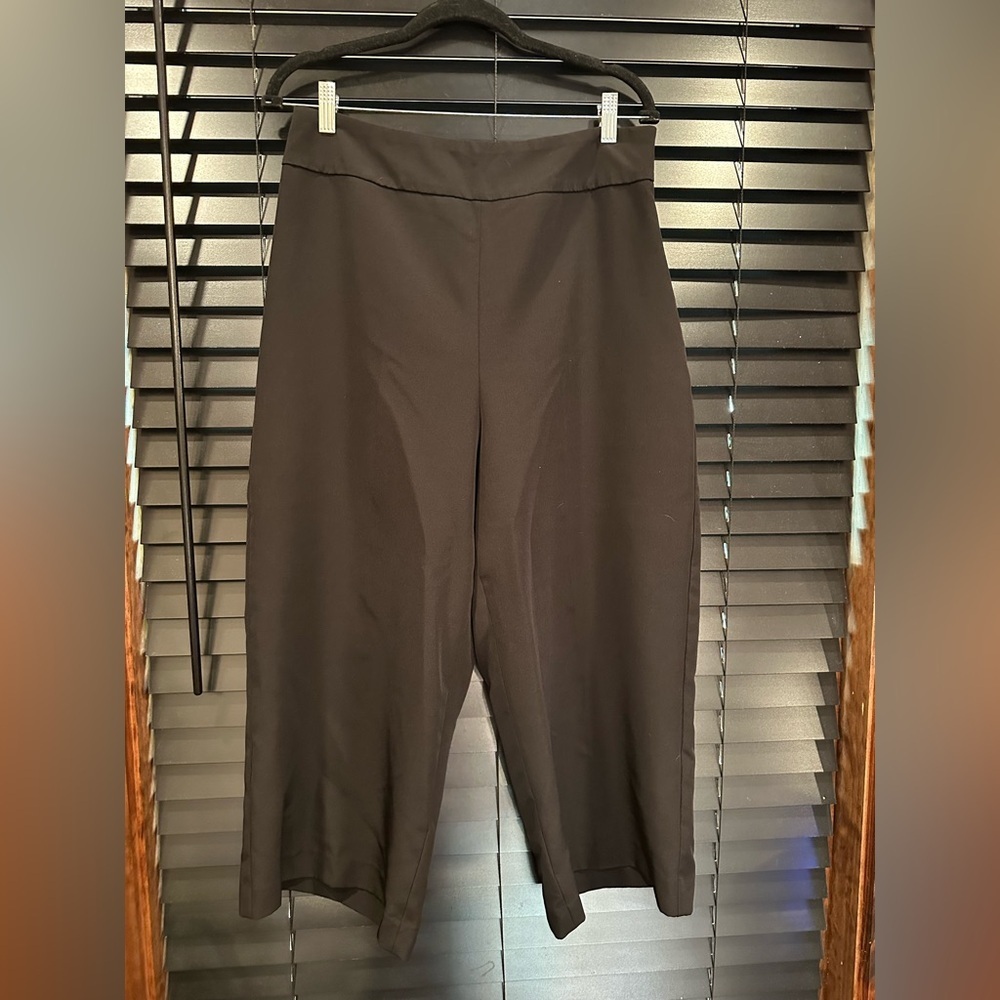 EXPRESS Super High  Black Waisted Straight Ankle Pant